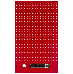 Drovan zvsn deska s el. zsuvkou 614,5x1052x24 mm PROFI RED - RWGB1324K